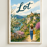 Le Lot Printemps Affiche