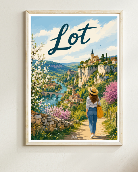 Le Lot Printemps Affiche