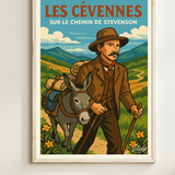 Affiche Les Cévennes 