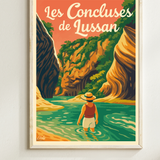 Affiche Les Concluses de Lussan