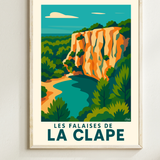Affiche Les Falaises de la Clape