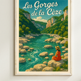 Affiche Les Gorges de la Cèze