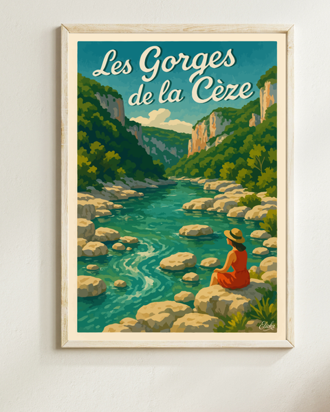 Affiche Les Gorges de la Cèze