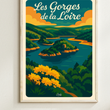 Affiche Les Gorges de la Loire