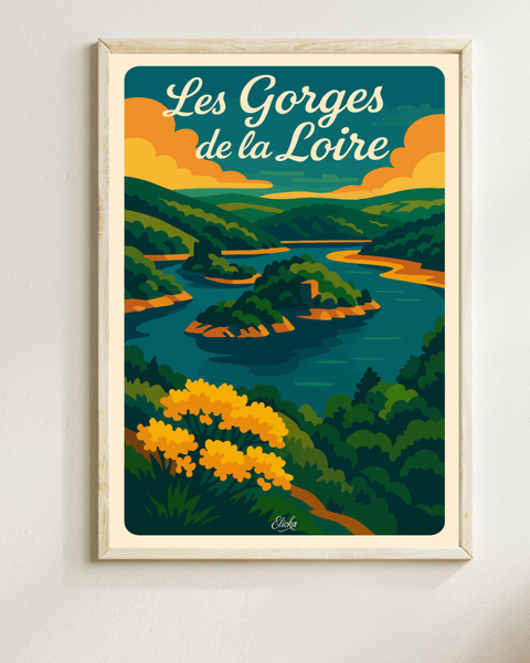 Affiche Les Gorges de la Loire