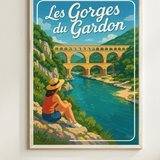 Affiche Les Gorges du Gardon