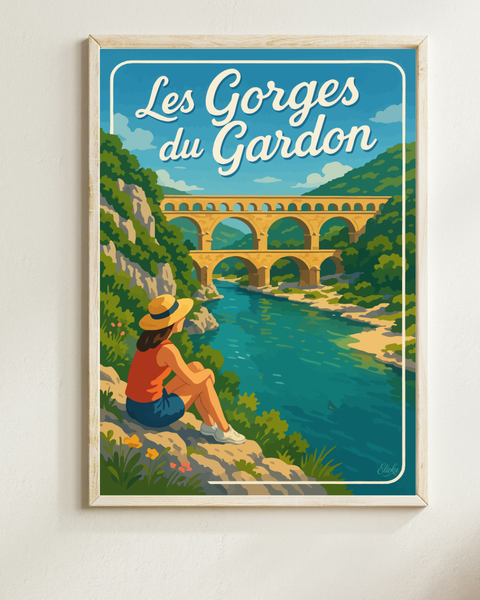 Affiche Les Gorges du Gardon
