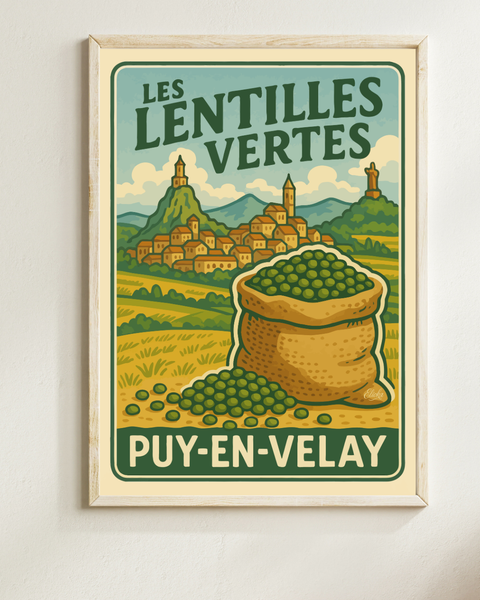 Affiche Les Lentilles Vertes – Puy-en-Velay