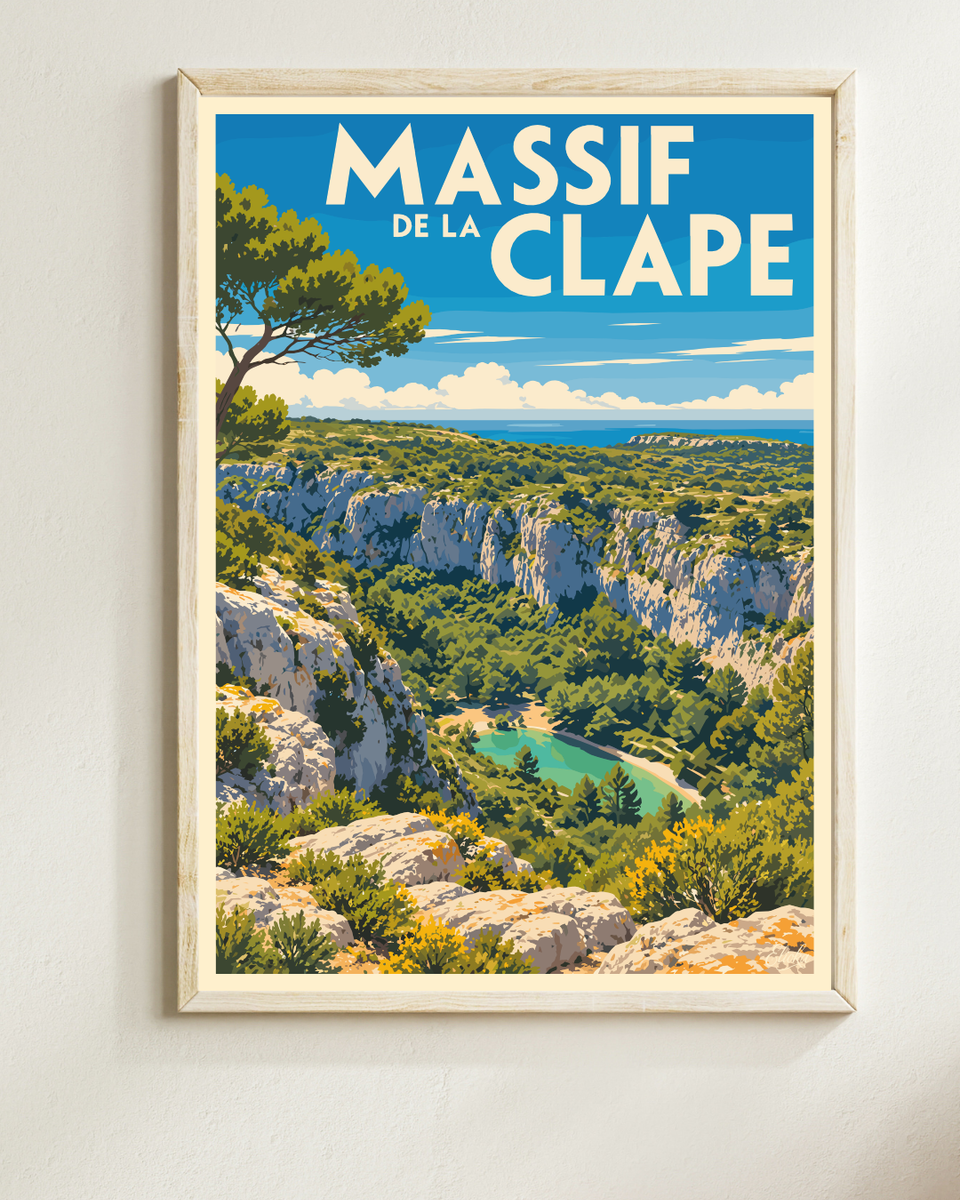 Affiche Massif de la Clape