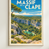 Affiche Massif de la Clape