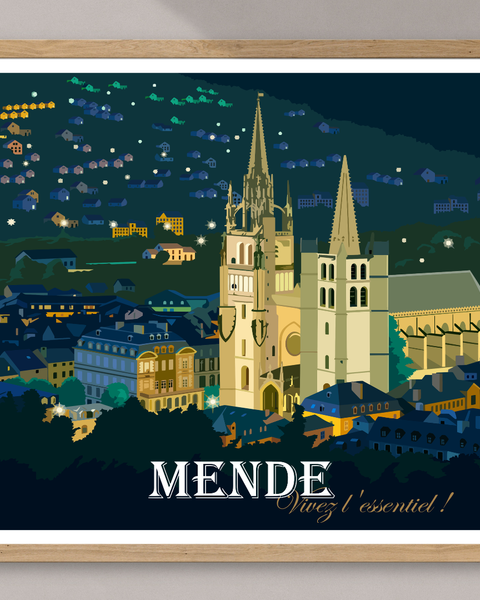 Affiche Mende Nocturne