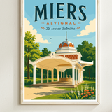 Affiche Miers-Alvignac – La source Salmière