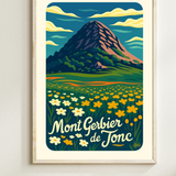Affiche Mont Gerbier de Jonc