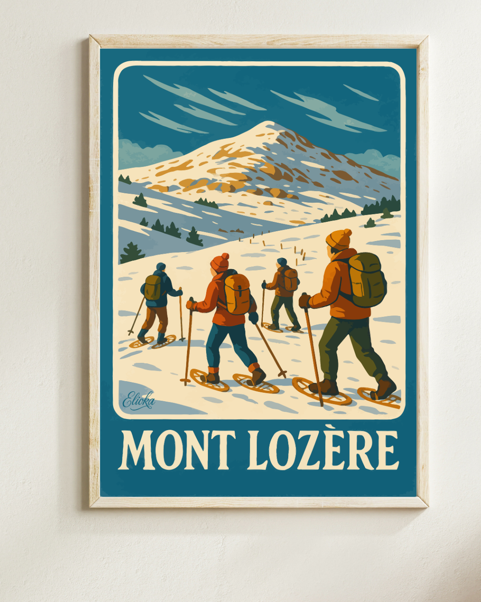 Mont Lozère Randonnée hivernale en raquettes