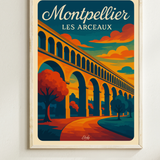 Affiche Montpellier Les Arceaux