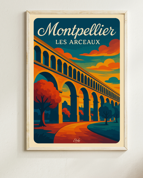 Affiche Montpellier Les Arceaux