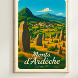 Affiche Monts d’Ardèche
