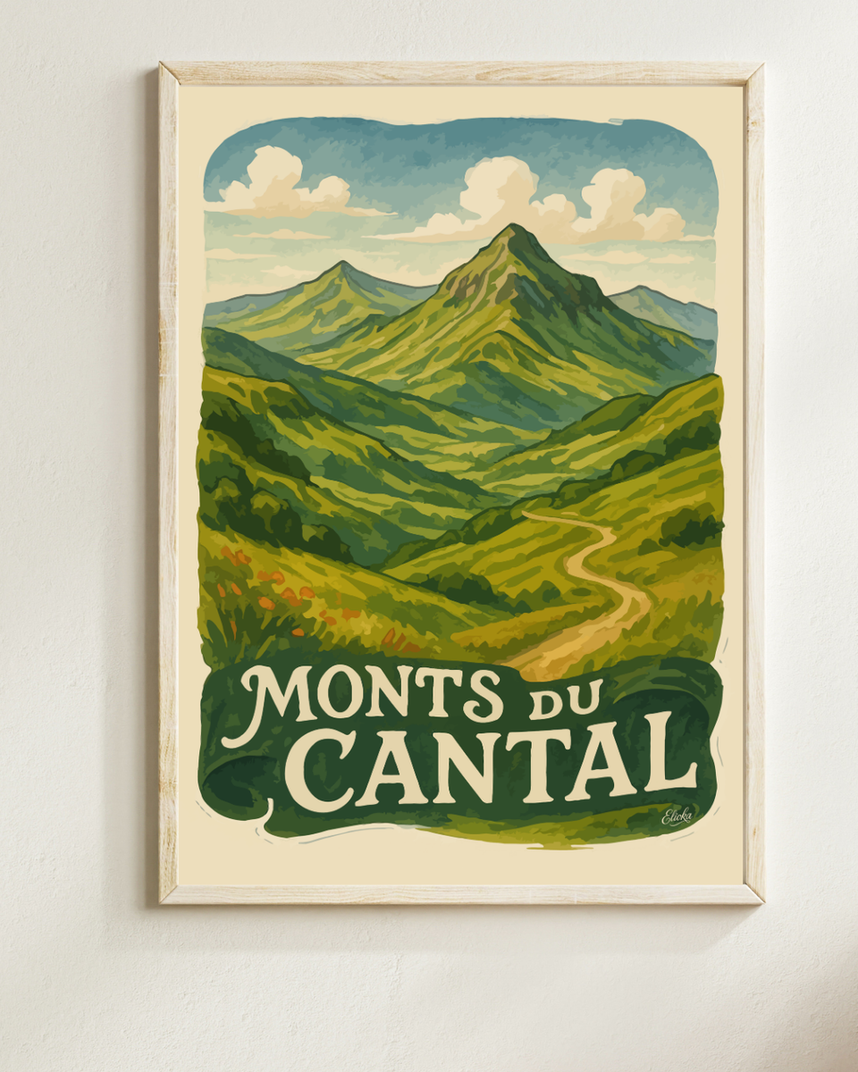 Affiche Monts du Cantal