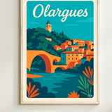 Affiche Olargues
