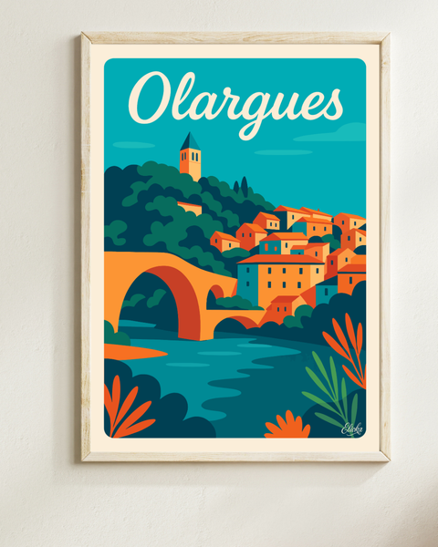 Affiche Olargues