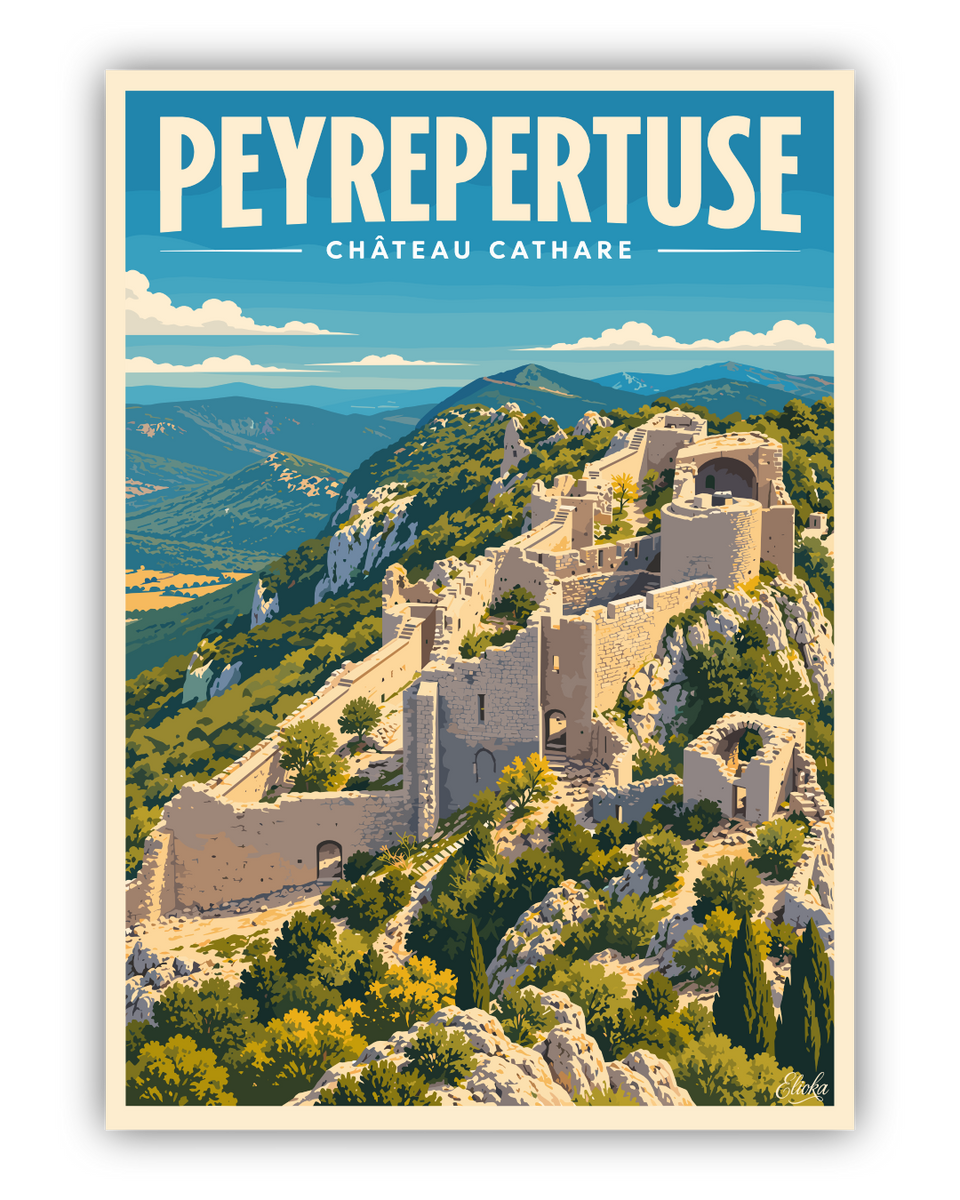 Affiche Peyrepertuse