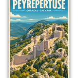 Affiche Peyrepertuse