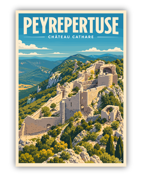 Affiche Peyrepertuse