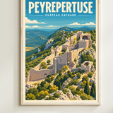 Affiche Peyrepertuse