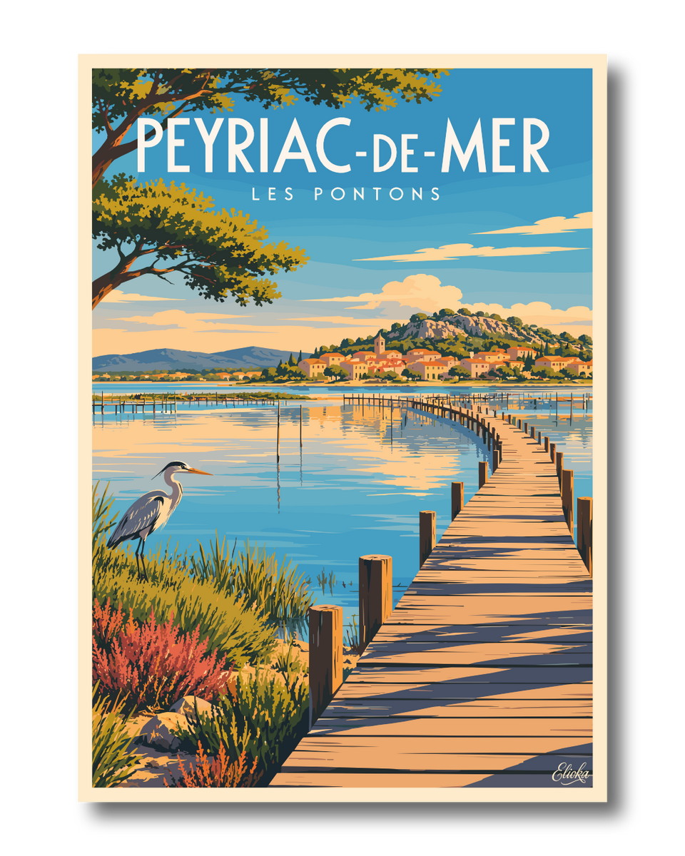 Affiche Peyriac de Mer