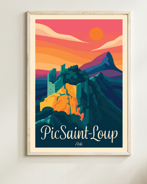 Affiche Pic Saint-Loup