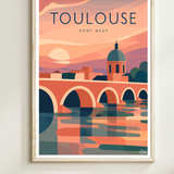 Affiche Pont Neuf Toulouse Toulouse