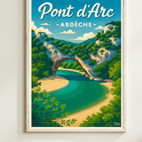 Affiche Pont d'Arc Ardèche