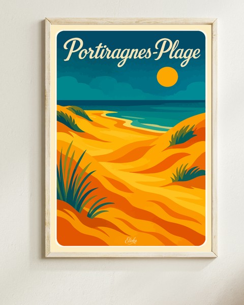 Affiche Portiragnes-Plage