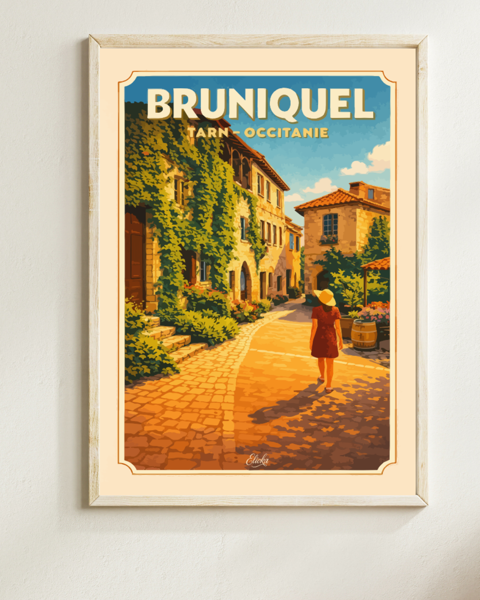 Affiche Bruniquel