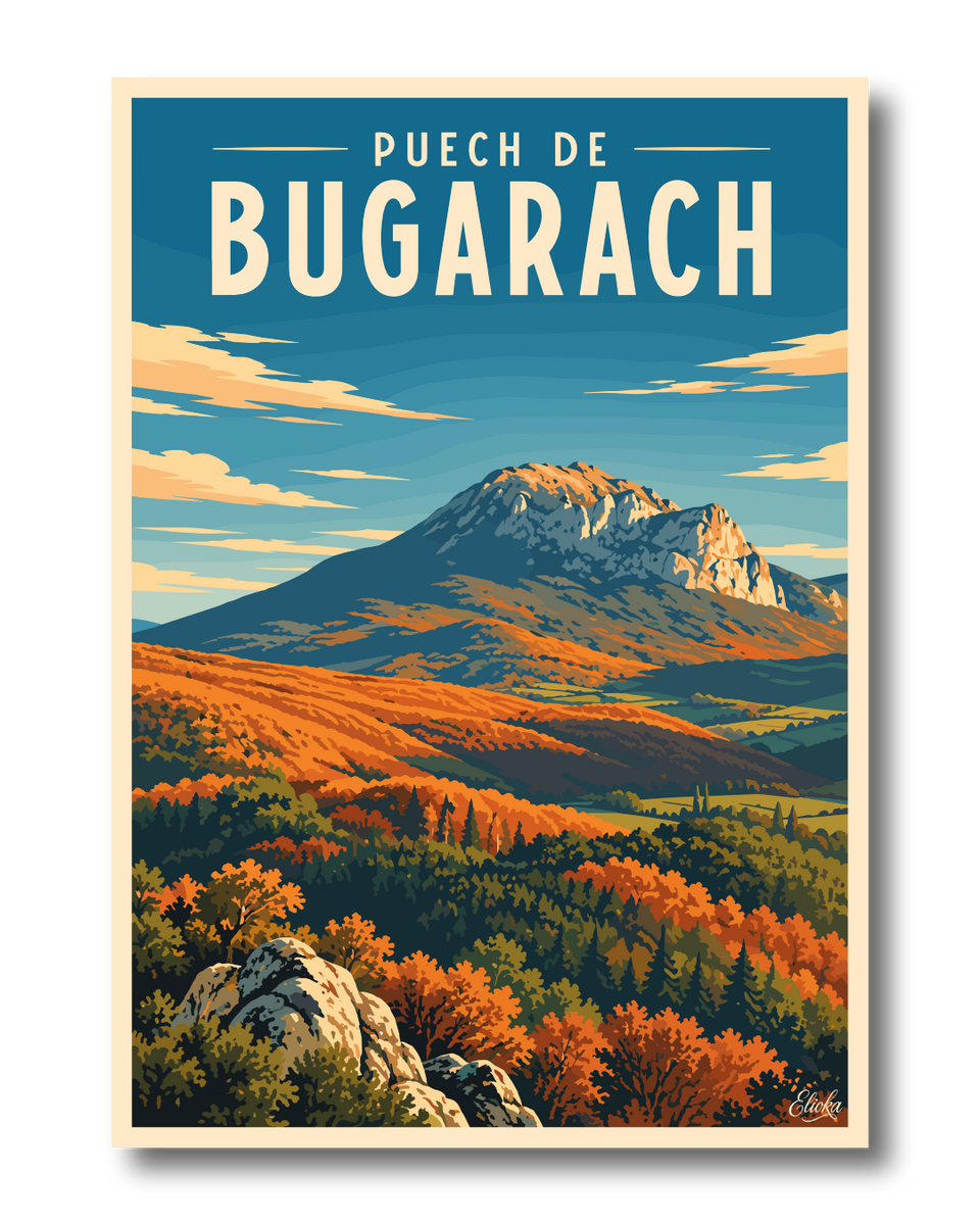 Affiche Puech de Bugarach