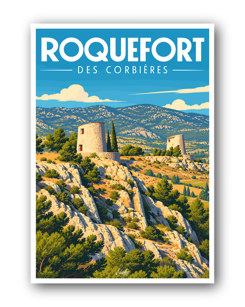 Affiche Roquefort des Corbières