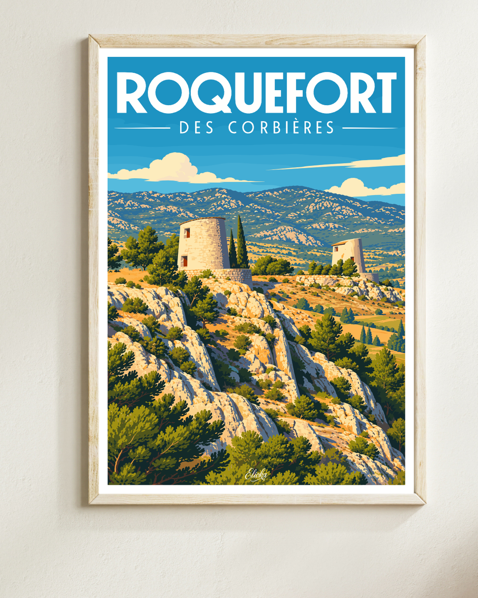 Affiche Roquefort des Corbières
