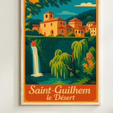 Affiche Saint-Guilhem-le-Désert