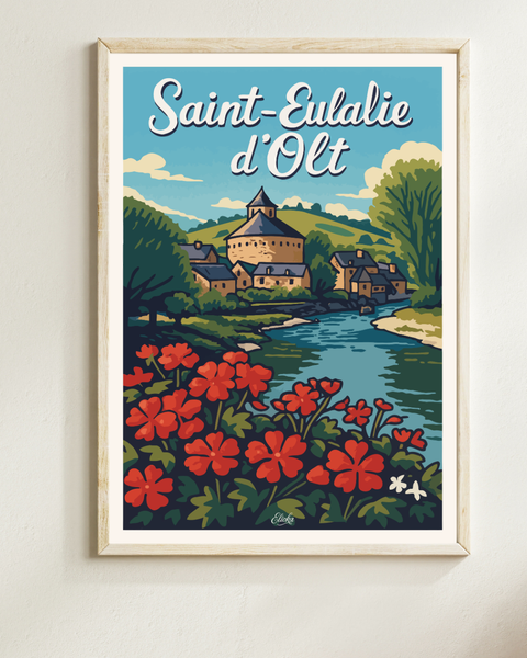 Affiche "Saint Eulalie d'Olt"