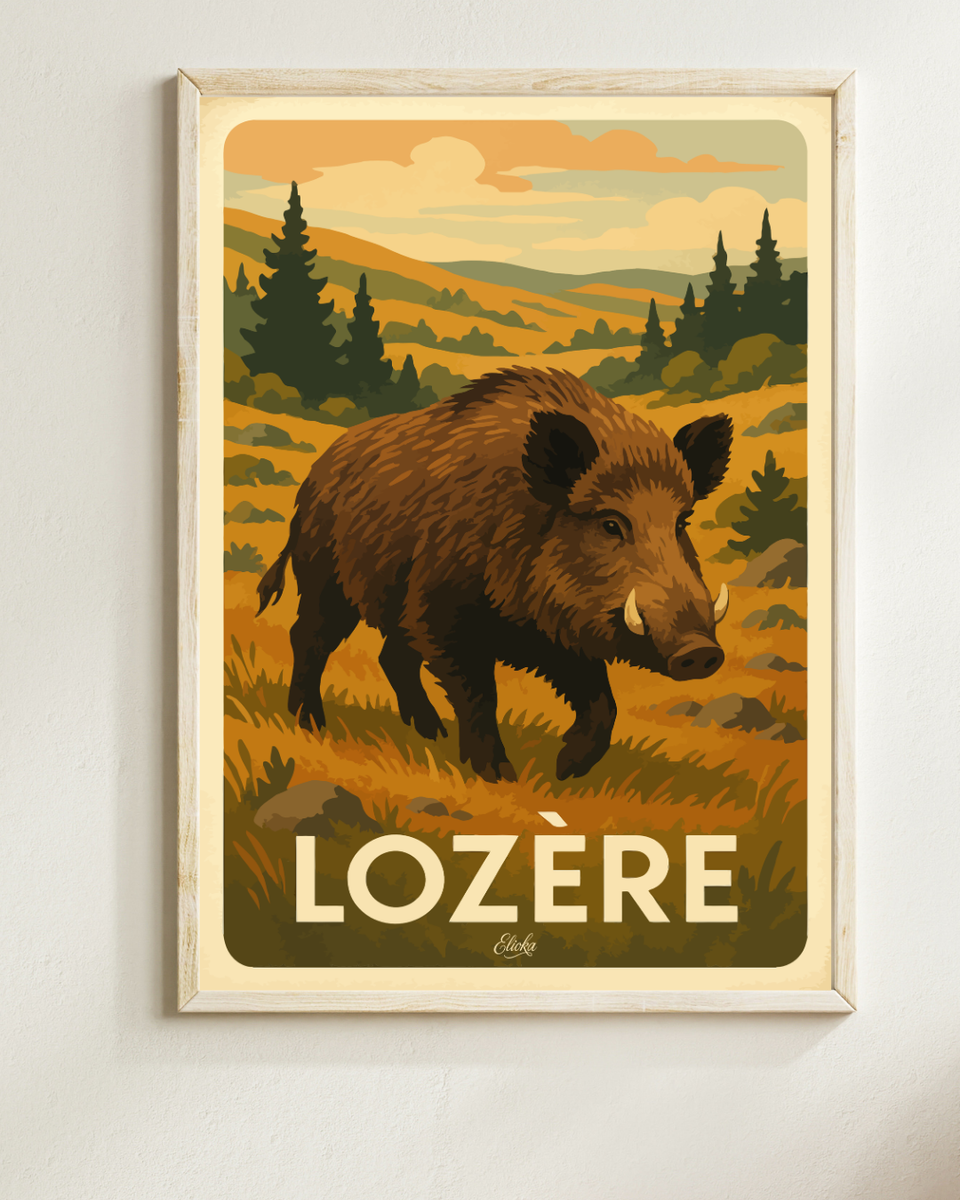 Sanglier sauvage Lozère