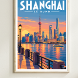 Affiche Shanghai - Le Bund