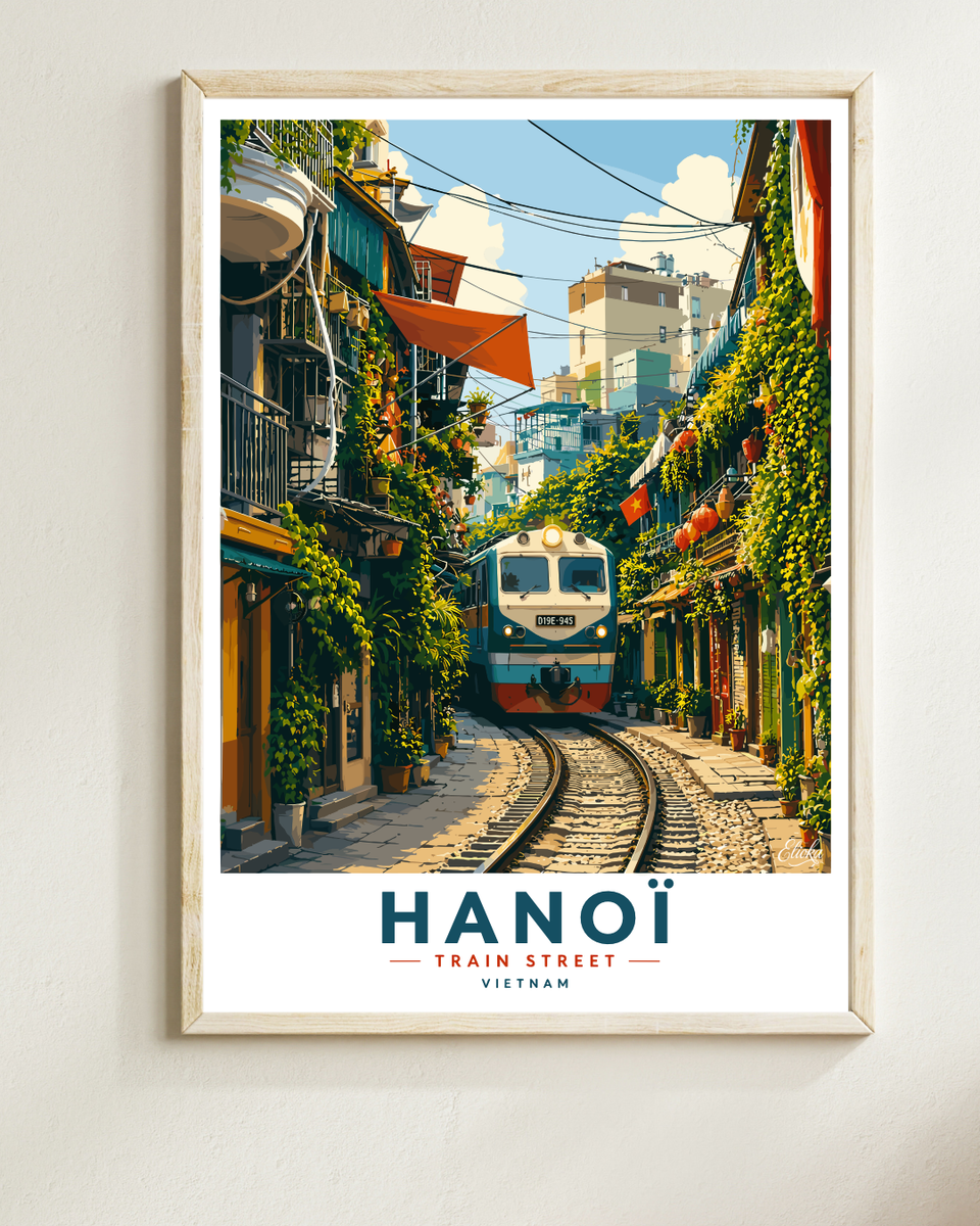 Train Street Hanoï Vietnam