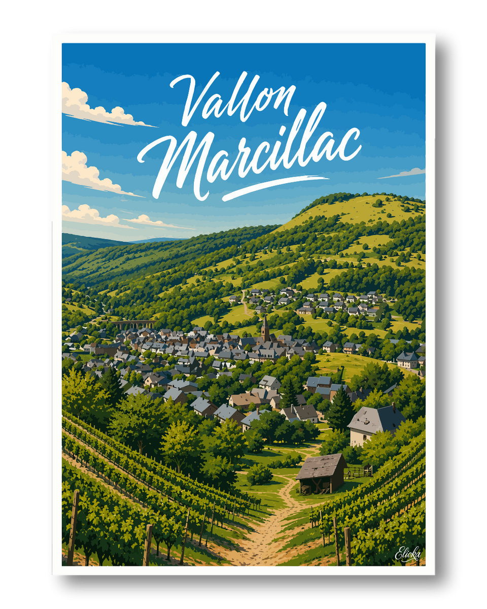 Affiche Vallon Marcillac