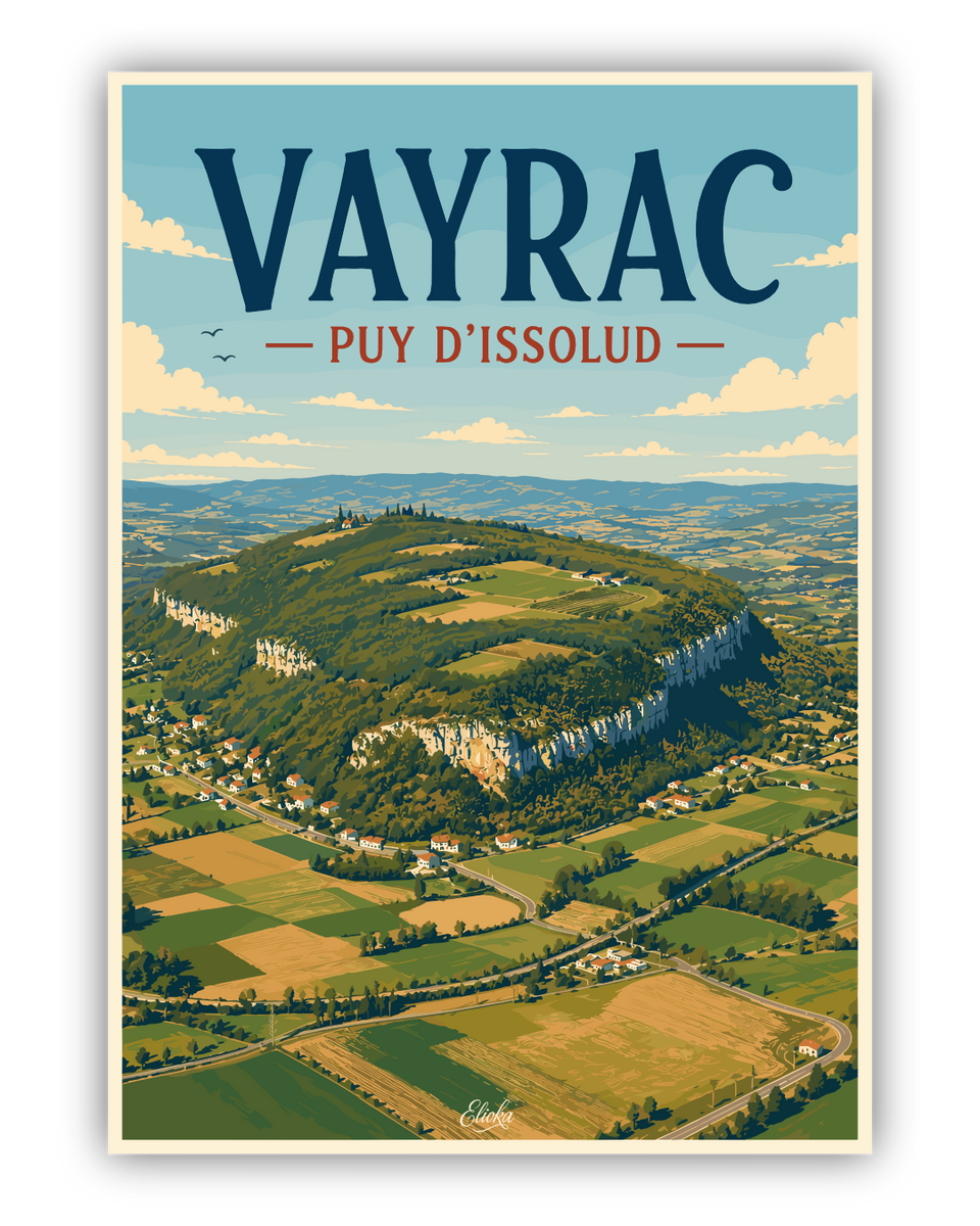 Affiche Vayrac Puy d’Issolud