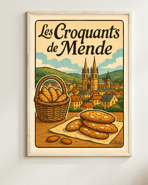 Vintage "Les Croquants de Mende" Lozère