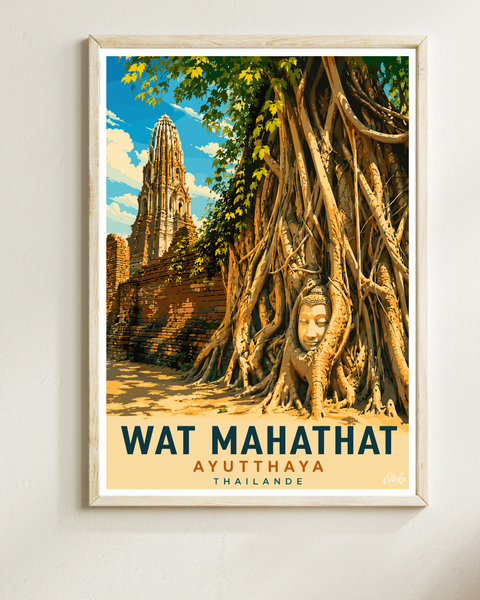Le Wat Mahathat Ayuttaya Thaïlande