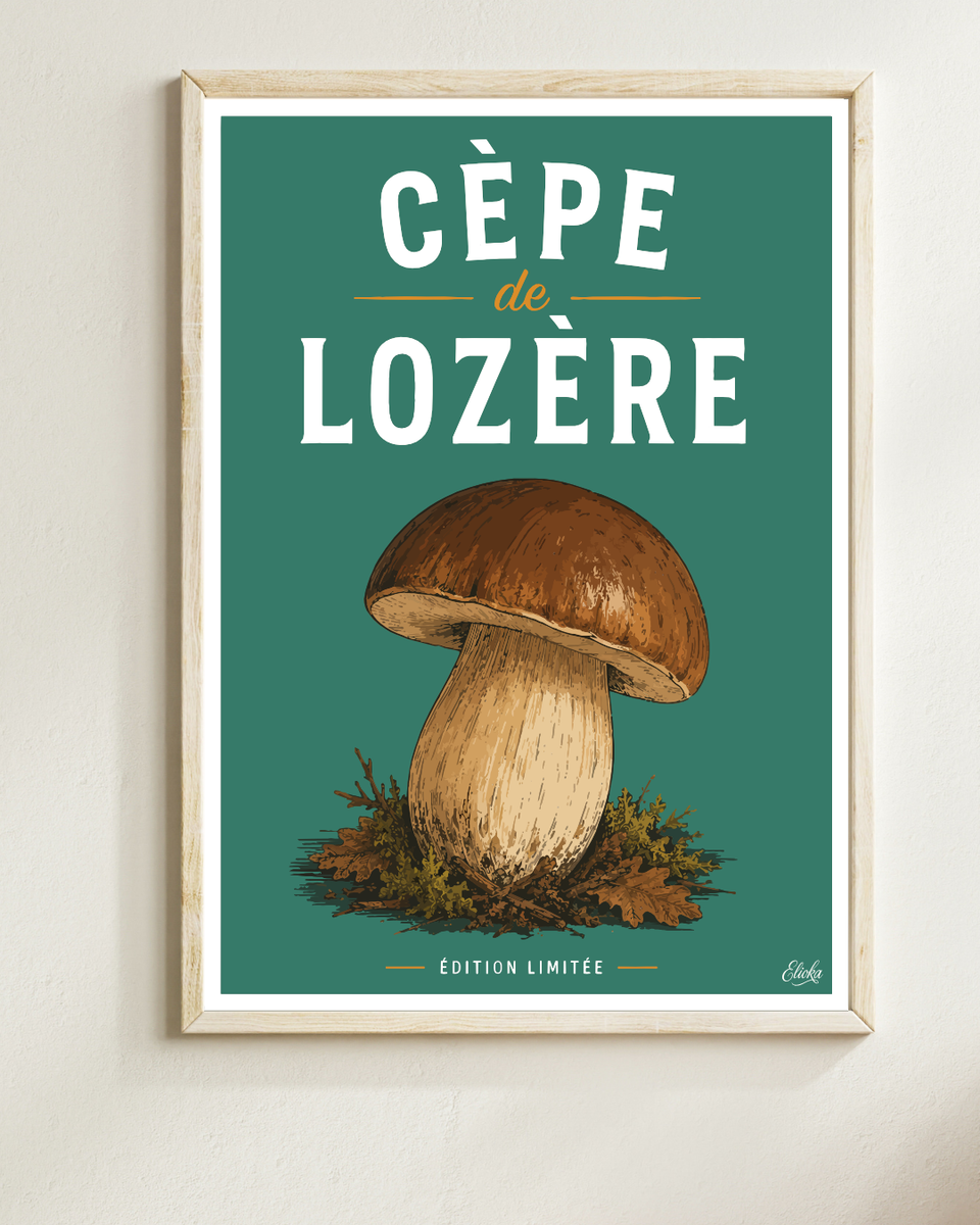 Affiche Cèpe de Lozère