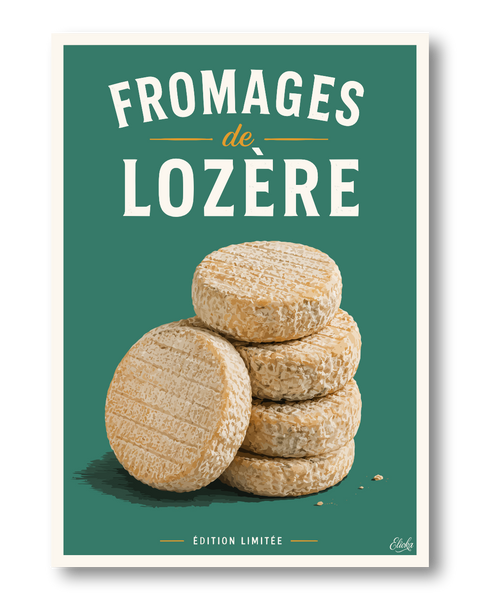Affiche Fromages de Lozère