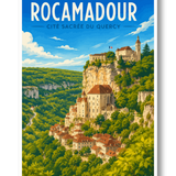 Affiche Saint Cirq Lapopie
