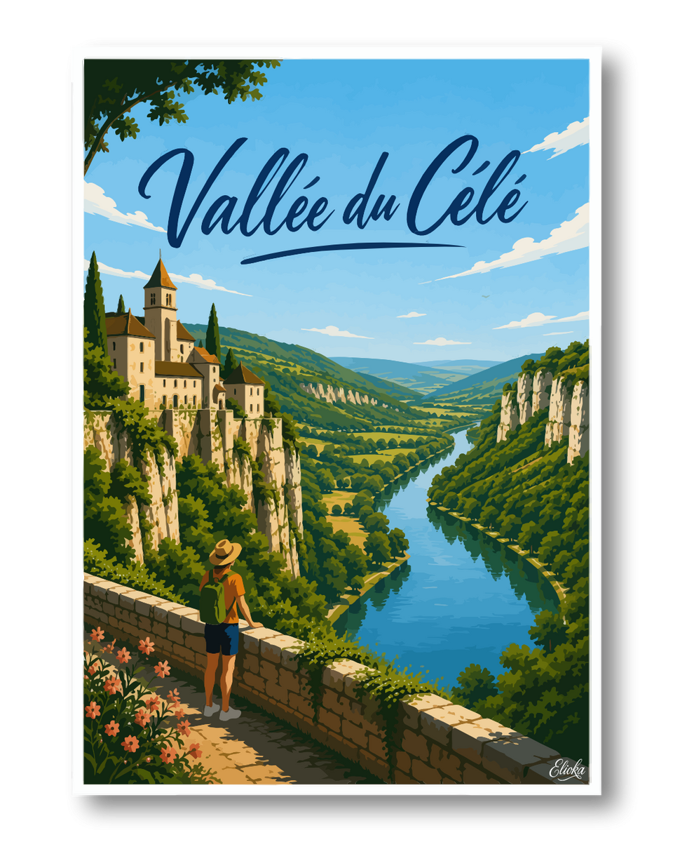 Affiche Vallée du Célé